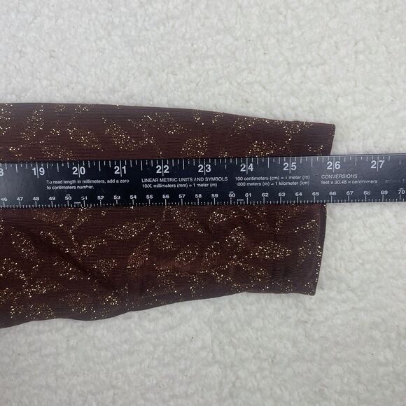 Designs Lane Bryant Women’s Plus Sz 14/16 Red Short Sleeve Semi-Sheer Blouse - Picture 4 of 7